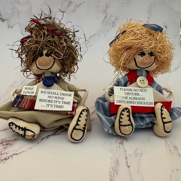 2 Pieces HIS & HER Wine Lovers Decors - Picture 7 of 7